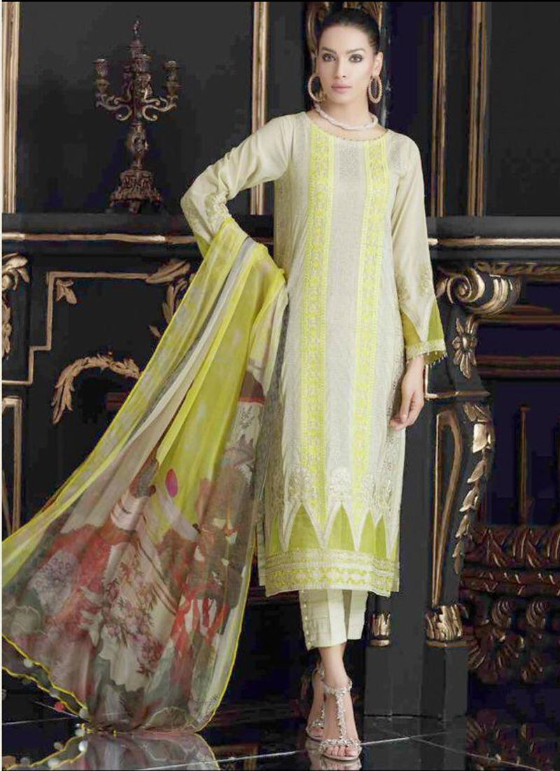 Charizma Presents New Collection Of Designer Pakistani Suit With Heavy Embroidery Work  